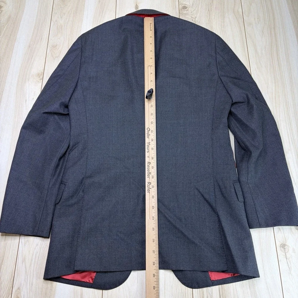 MODERN Suitsupply Vitale Barberis Wool Birdseye Blazer Mens Size 35R